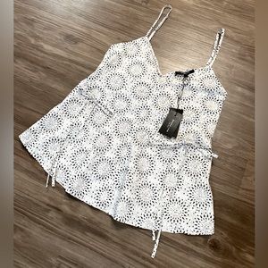 Derek Lam Contour Bows Tank